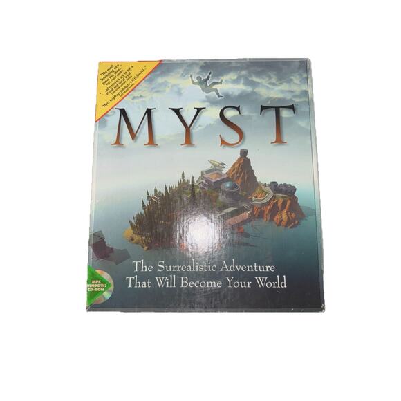 MYST by Broderbund for PC/CD ROM 1996 Big Box Complete Guide Journal Hints - Picture 2 of 10